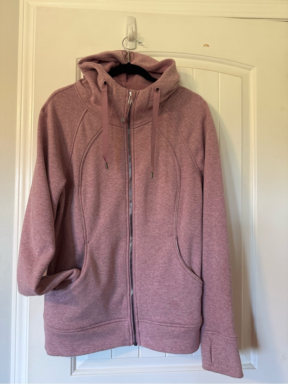 Lululemon Dusty Rose Full-Zip Hoodie
